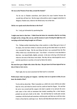Transcript of an interview with Jim and Keith Harvey 