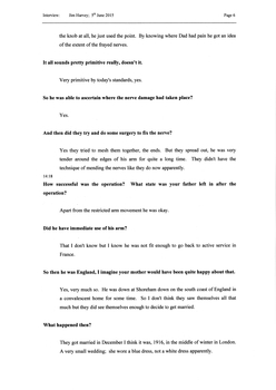 Transcript of an interview with Jim and Keith Harvey