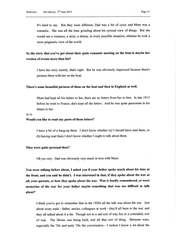 Transcript of an interview with Jim and Keith Harvey