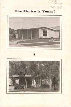 Booklet from Blackburn and District Tree Preservation Society