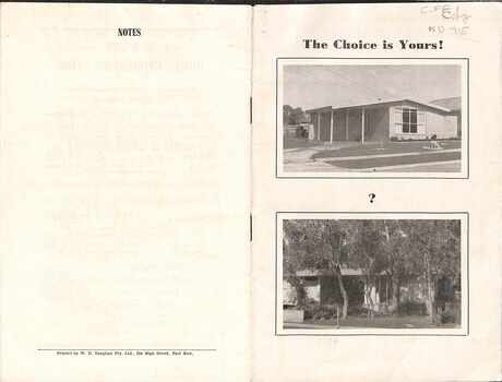 Booklet from Blackburn and District Tree Preservation Society