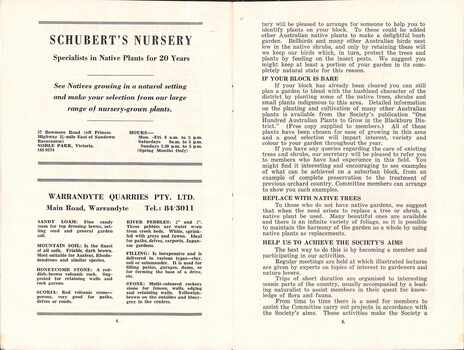 Booklet from Blackburn and District Tree Preservation Society