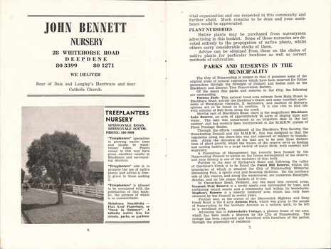 Booklet from Blackburn and District Tree Preservation Society