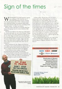 Article, Sign of the Times