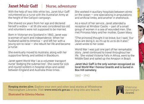 Janet Muir Gaff Whitehorse Trailblazing Women