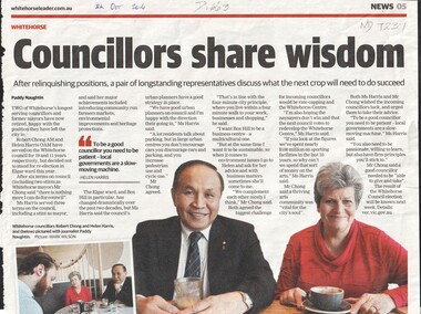 Article, Robert Chong & Helen Harris, 2016