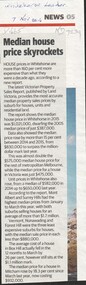 Article, Median House Price Skyrockets, 2016