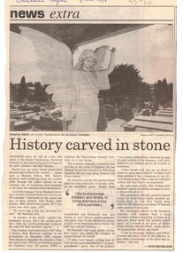 Article, History carved in stone, 11/11/1998 12:00:00 AM