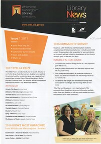 Whitehorse Manningham Libraries Periodical Issue 1, 2017