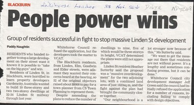 Article, Linden Street, 1/11/2016 12:00:00 AM