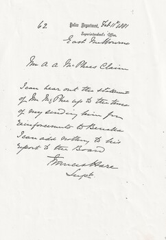 Information pertaining to the capture of Ned Kelly 