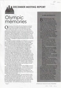 A report of the talk given by Bob Gardiner to the WHS on 10 Dec 2016