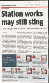 Article, Blackburn Level Crossing, 2017