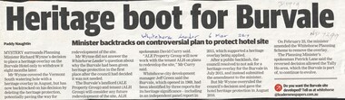 Article, Boot for Burvale, 2017