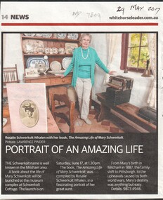 Article, Portrait of an amazing life, 2017