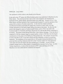 Document, Vitclay