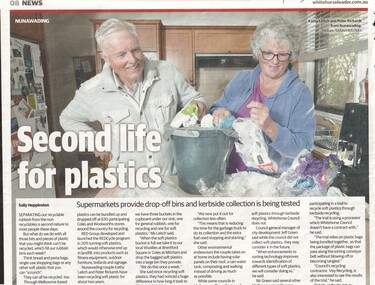 Article, Second life for plastics, 2017