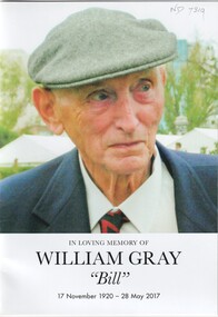 Pamphlet, William Gray, 2/06/2017 12:00:00 AM