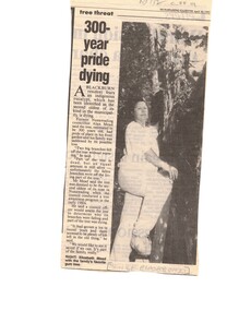 Article, 300-year pride dying, 20/04/1993 12:00:00 AM