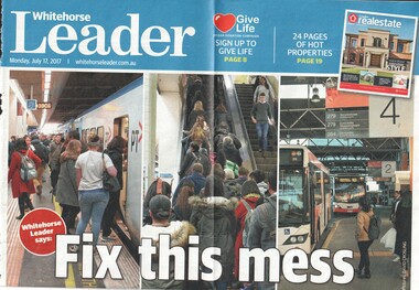 The Whitehorse Leader is demanding that a report on the Box Hill interchange be released.