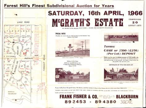 McGrath's Estate Auction 1966