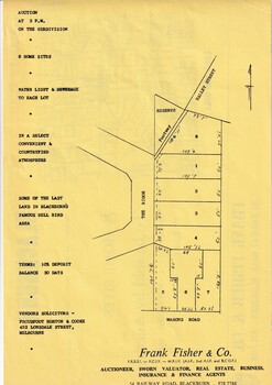 8 home sites to be auctioned by Frank Fisher & Co. 