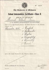 Document, Muriel Ethel Trim, 1/12/1938 12:00:00 AM
