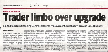 Article, North Blackburn Shopping Centre, 2017