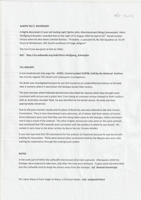 Document, Alwyn Till's Adversary, 1944