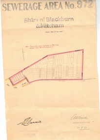 Document, Sewerage area, 13/07/1933 12:00:00 AM