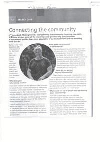 Anne Payne is a volunteer at the Blackburn Lake Sanctuary Visitor Centre,
