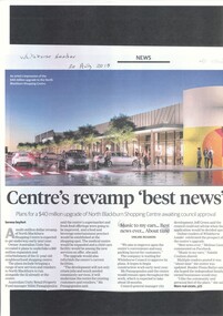 North Blackburn Shopping Centre is awaiting council approval for a revamp costing $40 million.