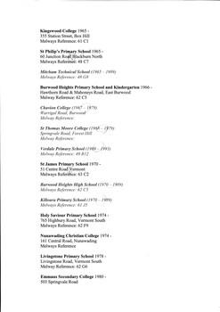 A list of schools in the City of Whitehorse.
