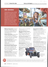 Heritage Family Day 2018 'A Walk in the Park' leaflet, map and Royalauto advertisement.