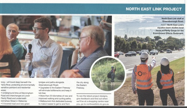 Plans for the North East Link project can be viewed at northeastlink.vic.gov.au