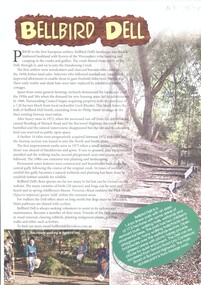 A description of Bellbird Dell 