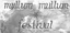 Front page of folded pamphlet for Mullum Mullum Creek festival.