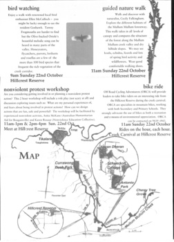 Activities for the festival.