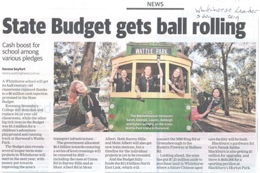 Article, State Budget Gets Ball Rolling, 2019