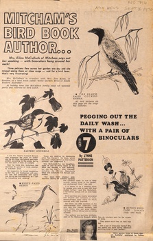 Some of the garden birds sketched by Melbourne artist Rex Davies.