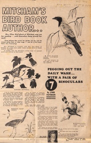 Some of the garden birds sketched by Melbourne artist Rex Davies.
