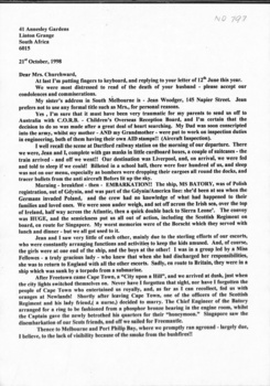 Arthur Rose's account of his life in Mitcham - page 1