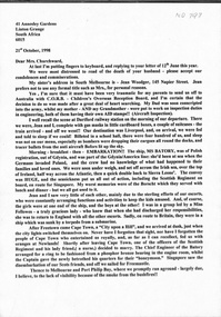 Arthur Rose's account of his life in Mitcham - page 1