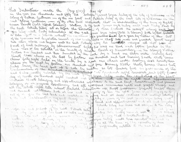 Photocopy of extract of Memorial Book of conveyance dated 9/5/1870 for sale of land in the Parish of Nunawading. 