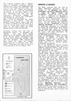 Management of Wandinong.
