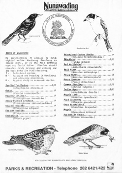 Birds of Wandinong.