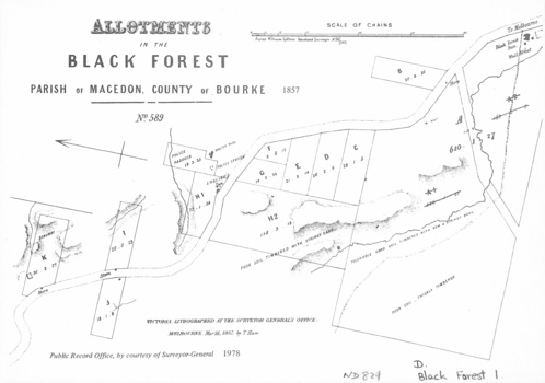 Collection of reproductions issued by the Public Record Office in 1978 - Allotments in the Black Forest, 1857