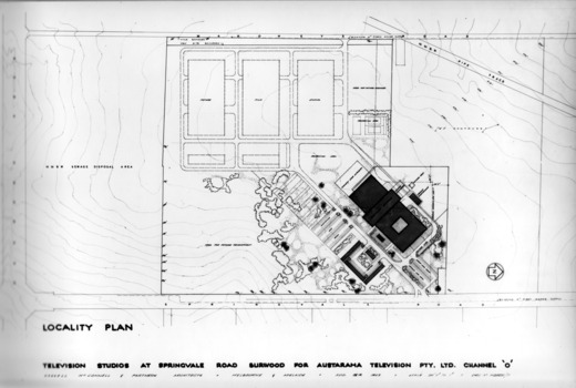 A book containing photos of architects plans of Channel 'O' 