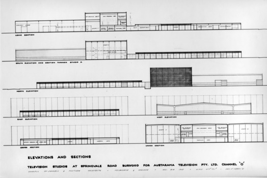 A book containing photos of architects plans of Channel 'O' 
