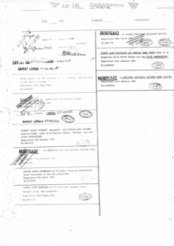 Mortgage records of affected lot.